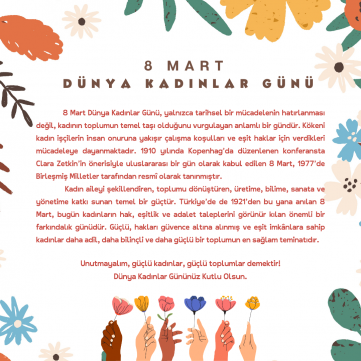 8 Mart Dünya Kadınlar Günü