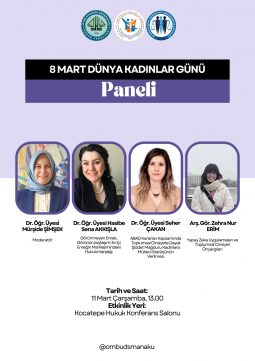 8 Mart Dünya Kadınlar Günü Paneli